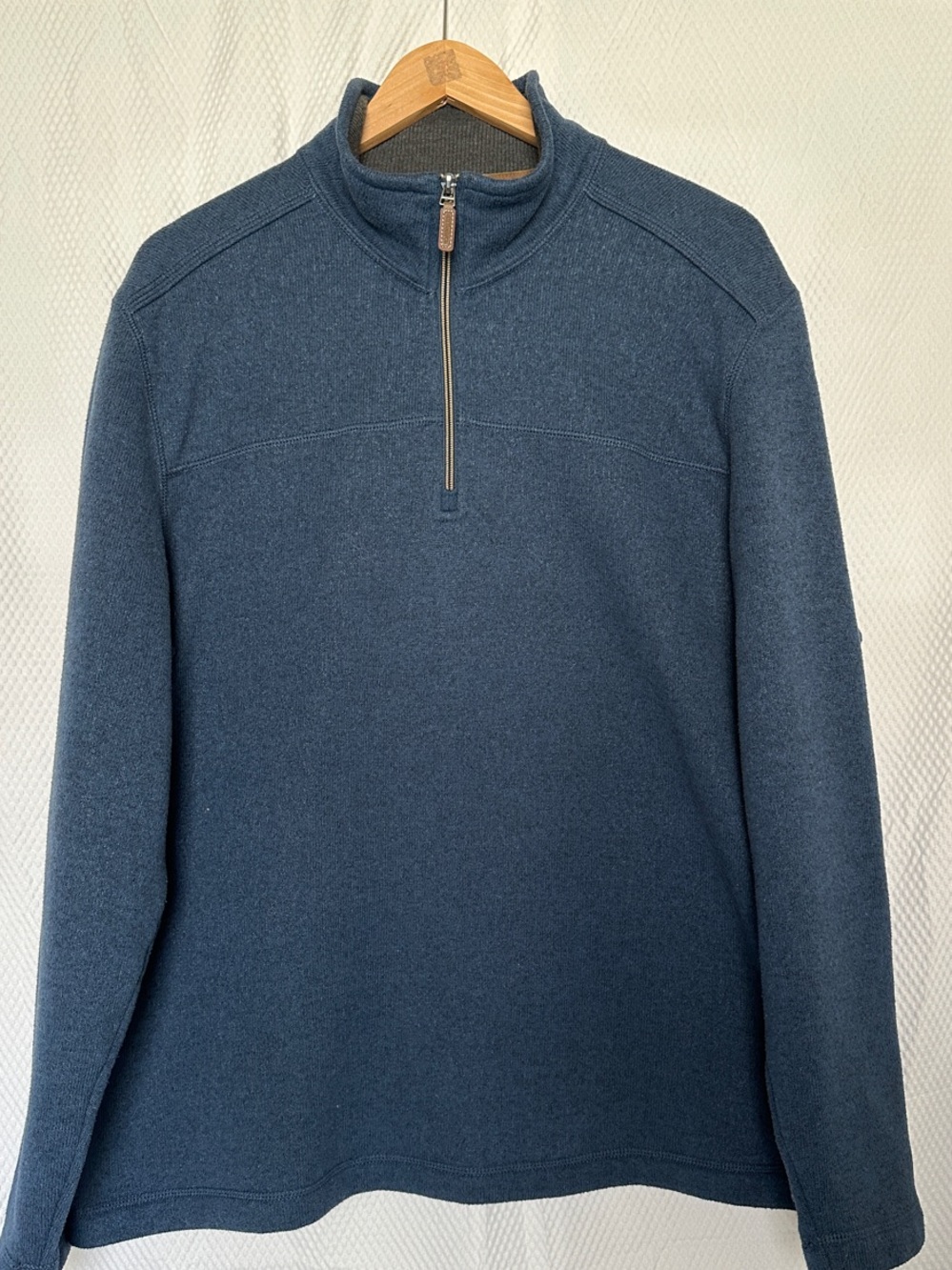 G.H. Bass & Co. Navy Half-Zip Sweater